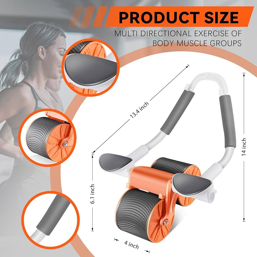 2-in-1 Abs Roller Wheel for Workouts