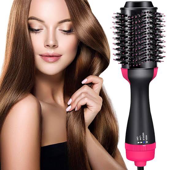 4 in 1 - Hair Dryer + Curler + Straightener For All Hair Types
