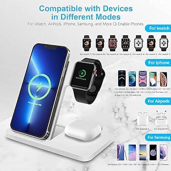 3-in-1 Fast Wireless Charger         شاحن لاسلكي سريع